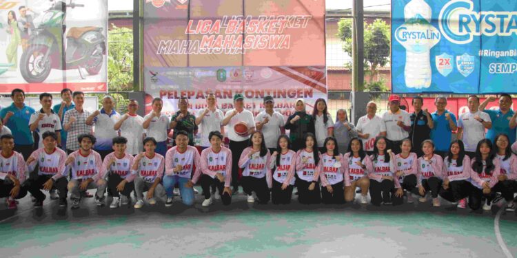 Pj Gubernur Lepas TIM PRA Kualifikasi PON XXI Bola Basket Kalbar