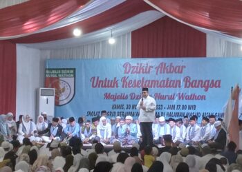 Majelis Dzikir Nurul Wathon Deklarasi Dukung Prabowo-Gibran