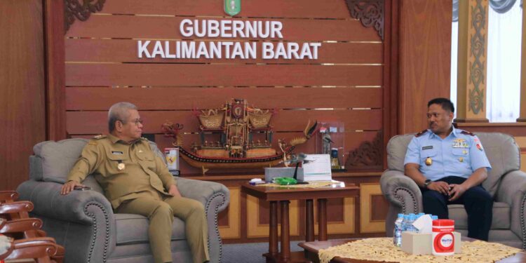PJ Gubernur Kalbar Terima Kunjungan Perdana Danlanud Supadio