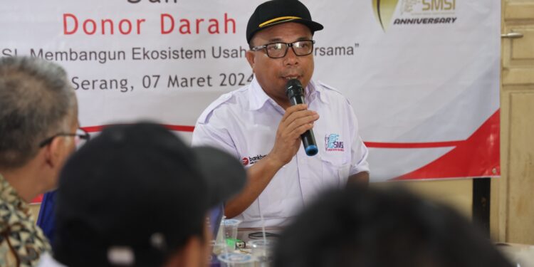 HUT Ke-7 Tahun, SMSI Provinsi Banten Gelar Donor Darah