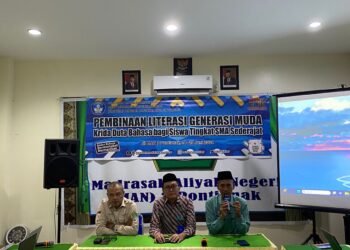 Balai Bahasa Provinsi Kalimantan Barat Adakan Krida Duta Bahasa di MAN 2 Pontianak