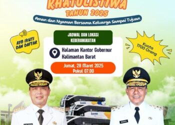 Pemprov Kalbar Fasilitasi Mudik Gratis Bagi Warga Kalbar