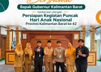 Pemprov Kalbar Matangkan Persiapan Hari Anak Nasional ke-42 melalui Rapat Koordinasi