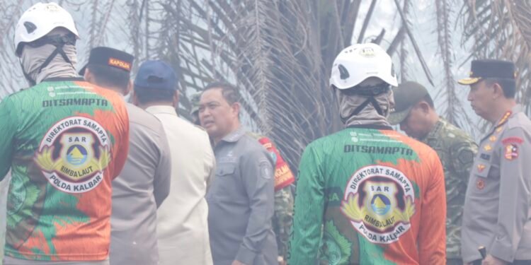 Prabowo Tinjau Karhutla di Kubu Raya, Penanganan Gambut Diperkuat